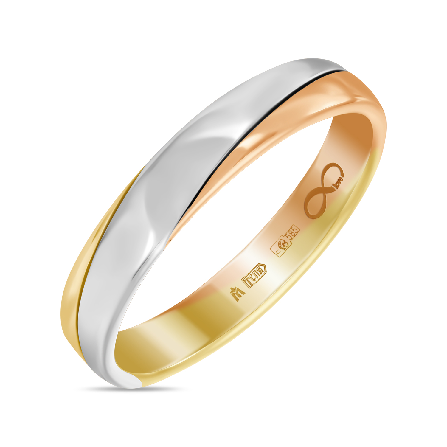 Золотое кольцо, цвет микс - фото 1
