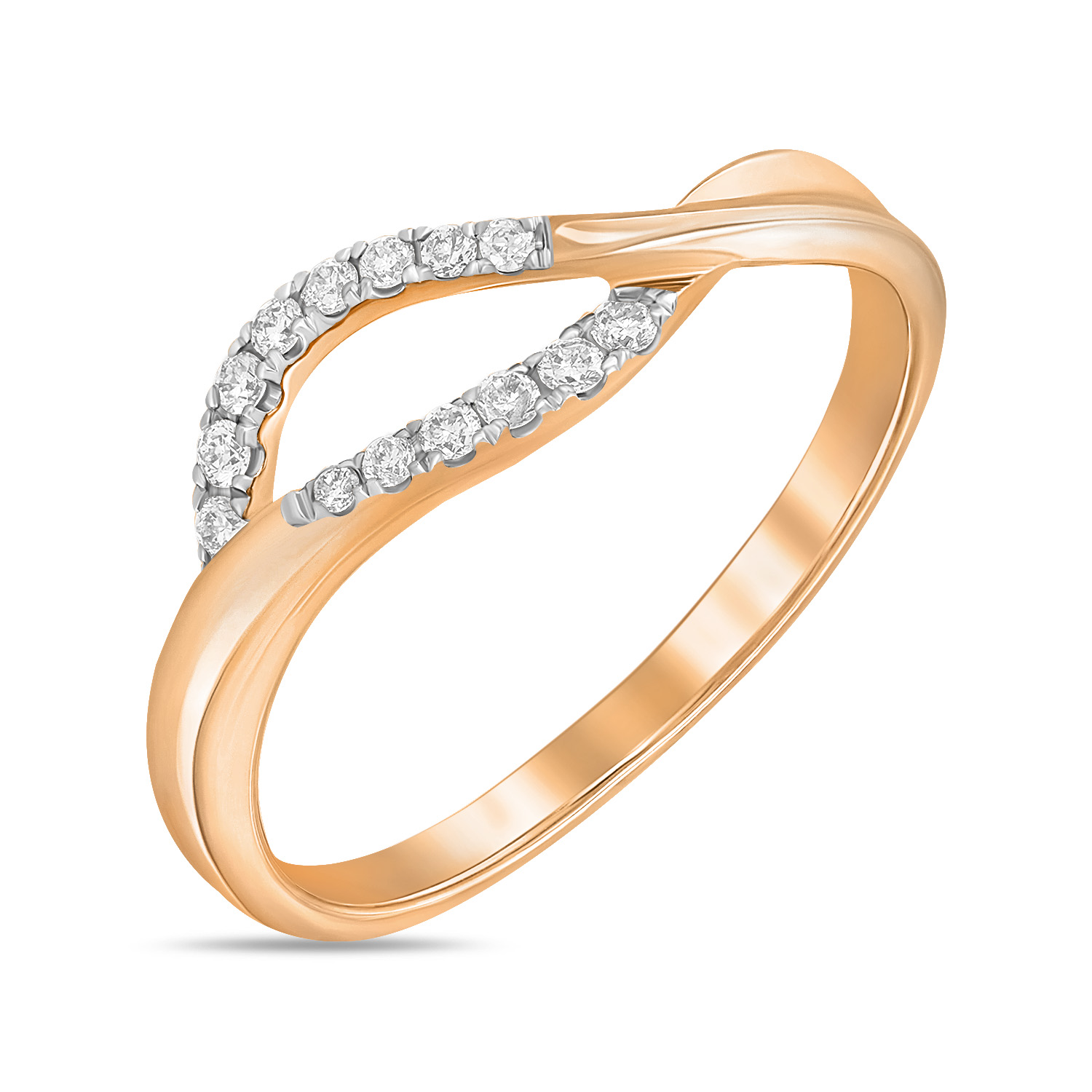 кольца джей ви золотое кольцо с бриллиантами Кольца МЮЗ Золотое кольцо с бриллиантами