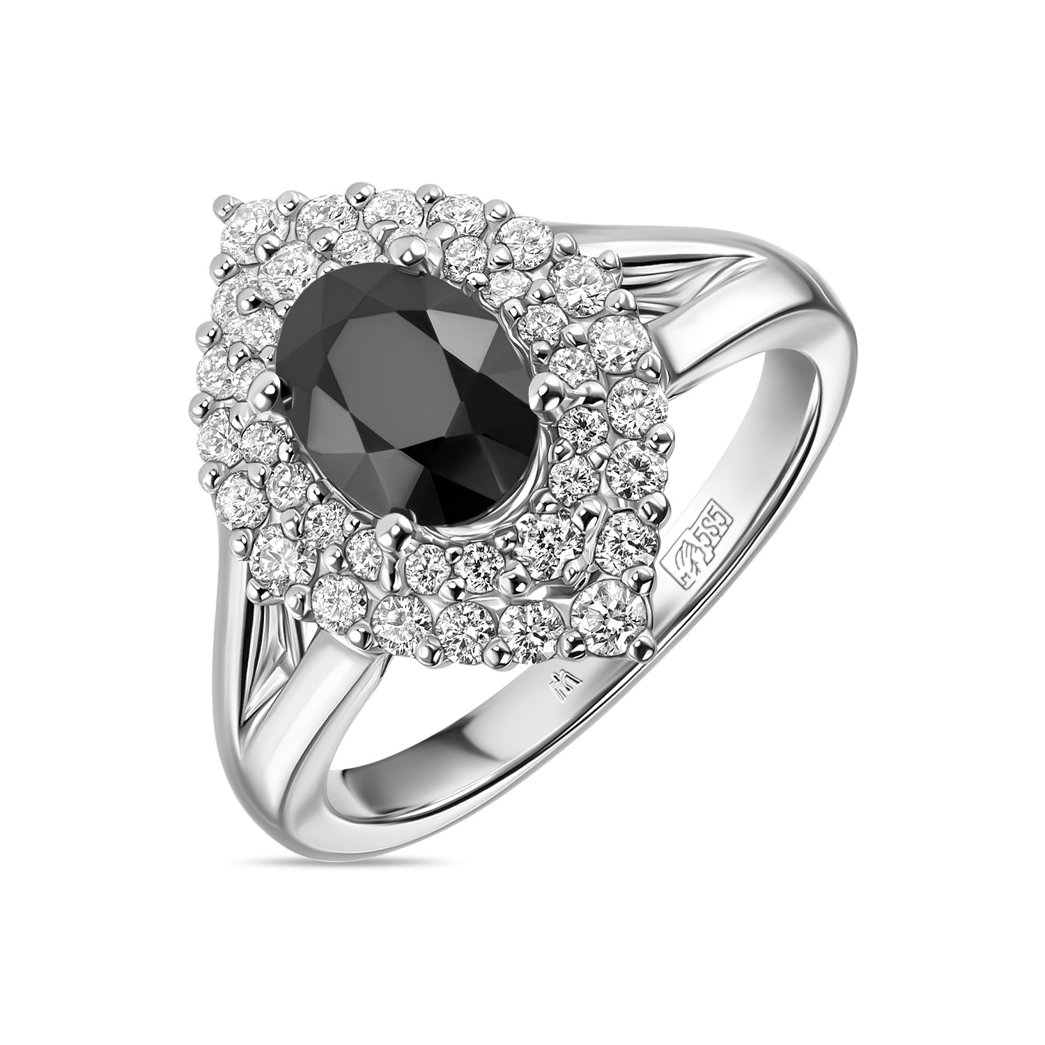 Кольца МЮЗ Кольцо с бриллиантами и цветными сапфирами кольца мюз кольцо с бриллиантами и цветными сапфирами