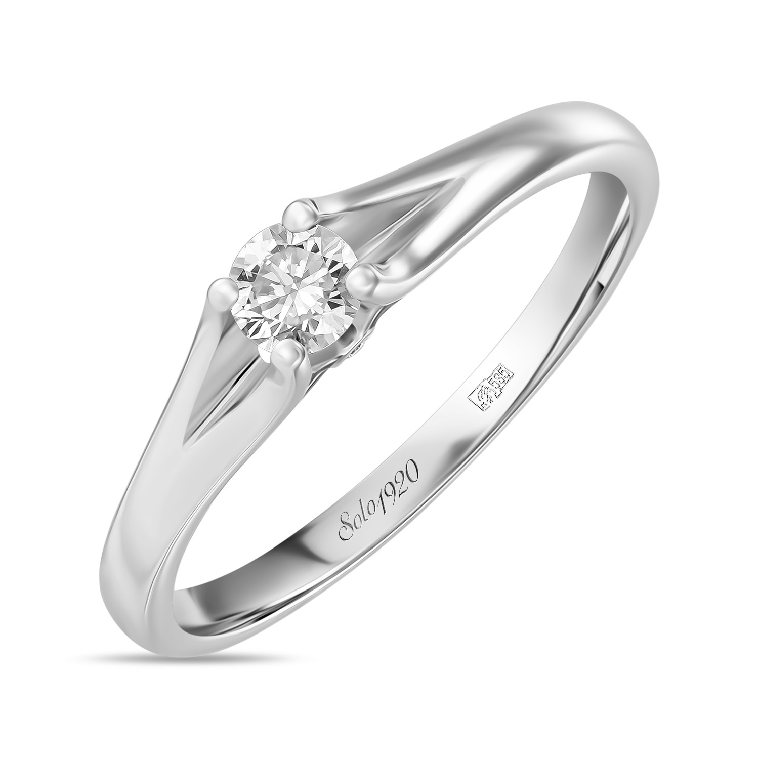 Кольца МЮЗ Золотое кольцо с бриллиантами 48670