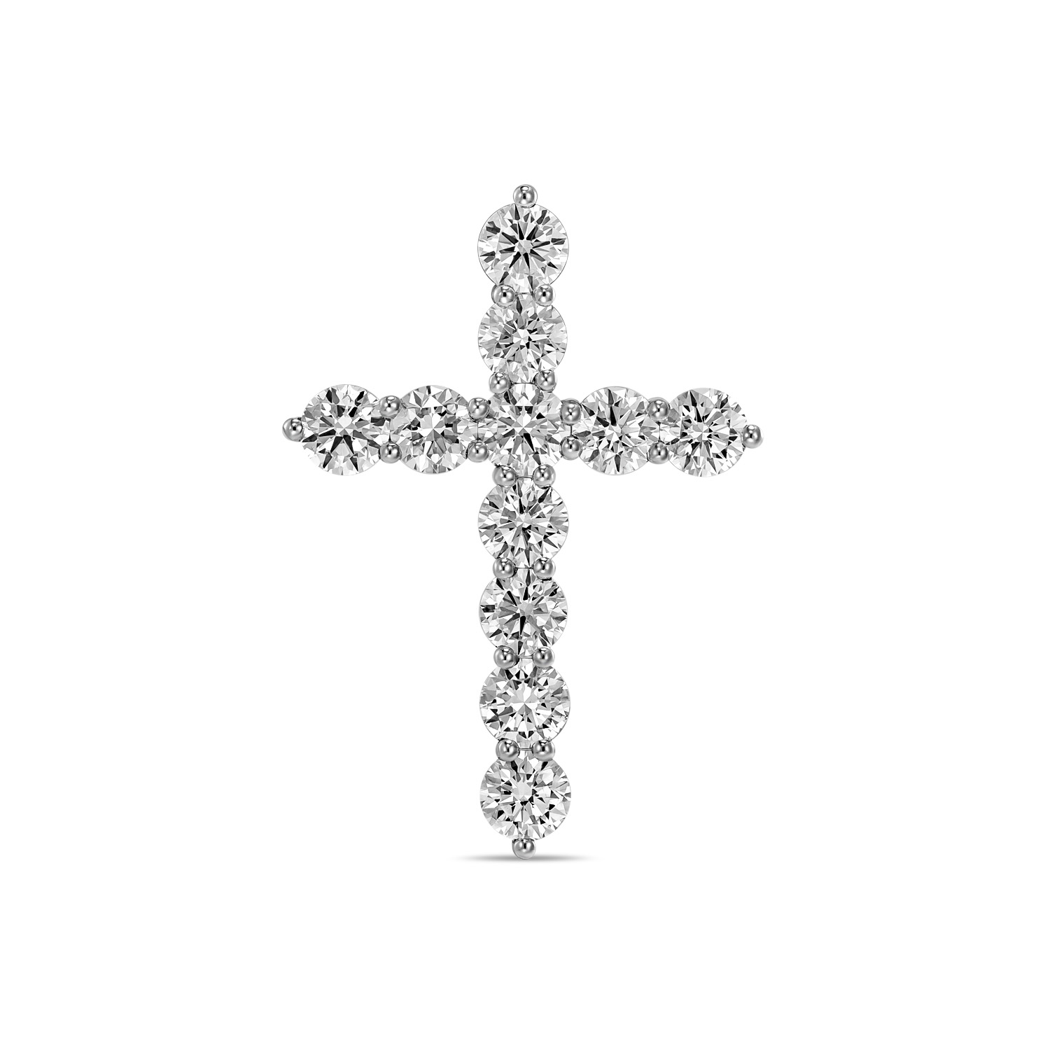 Кресты МЮЗ Крест с выращенным бриллиантом кресты мюз крест с бриллиантом и изумрудами