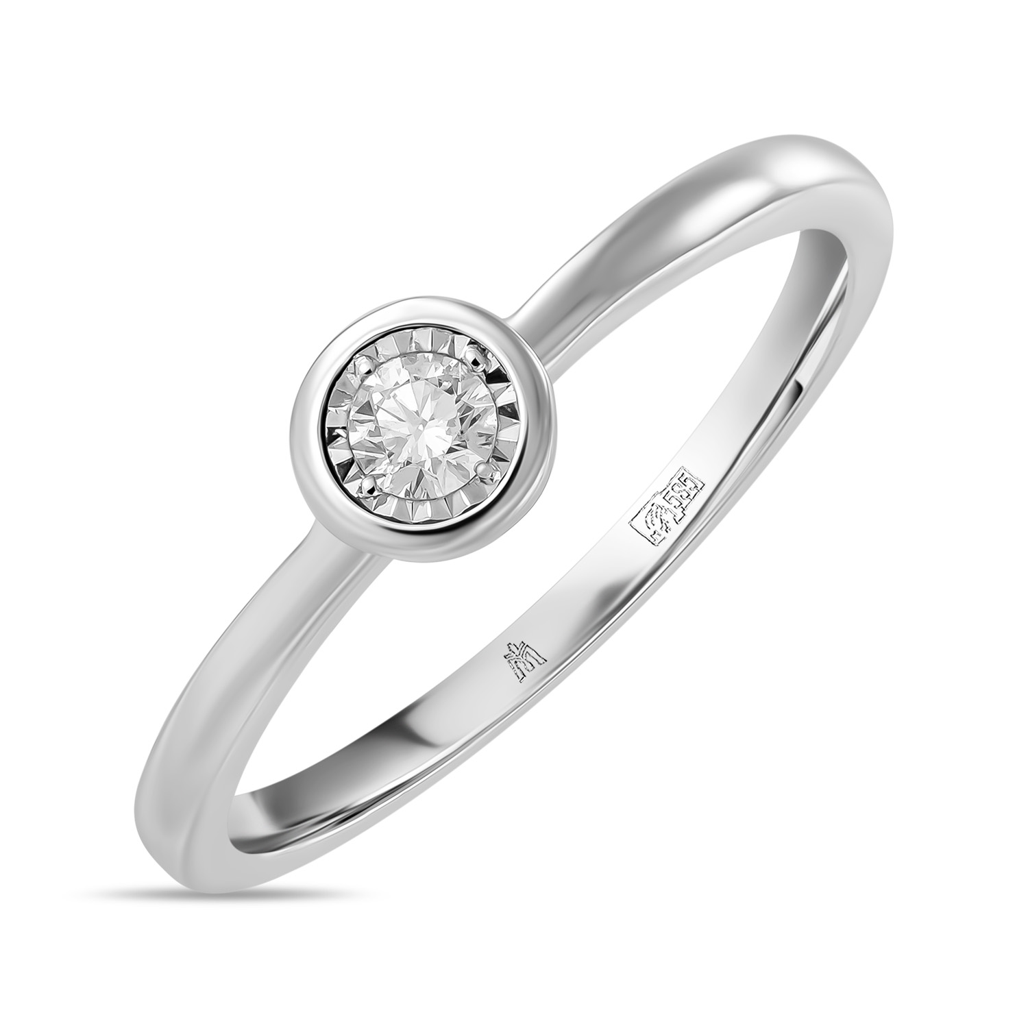 Кольца МЮЗ Кольцо с бриллиантом кольца мюз кольцо с каучуком и бриллиантом
