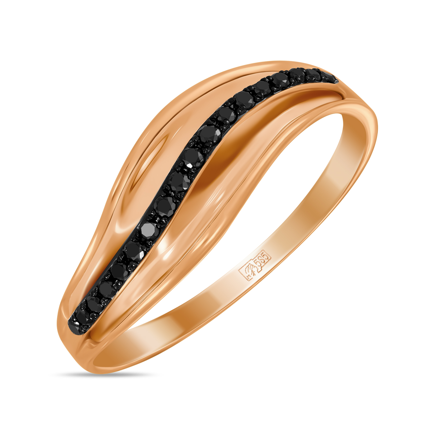 Кольца МЮЗ Золотое кольцо с облагороженными бриллиантами кольца мюз золотое кольцо с облагороженными бриллиантами и цветными бриллиантами