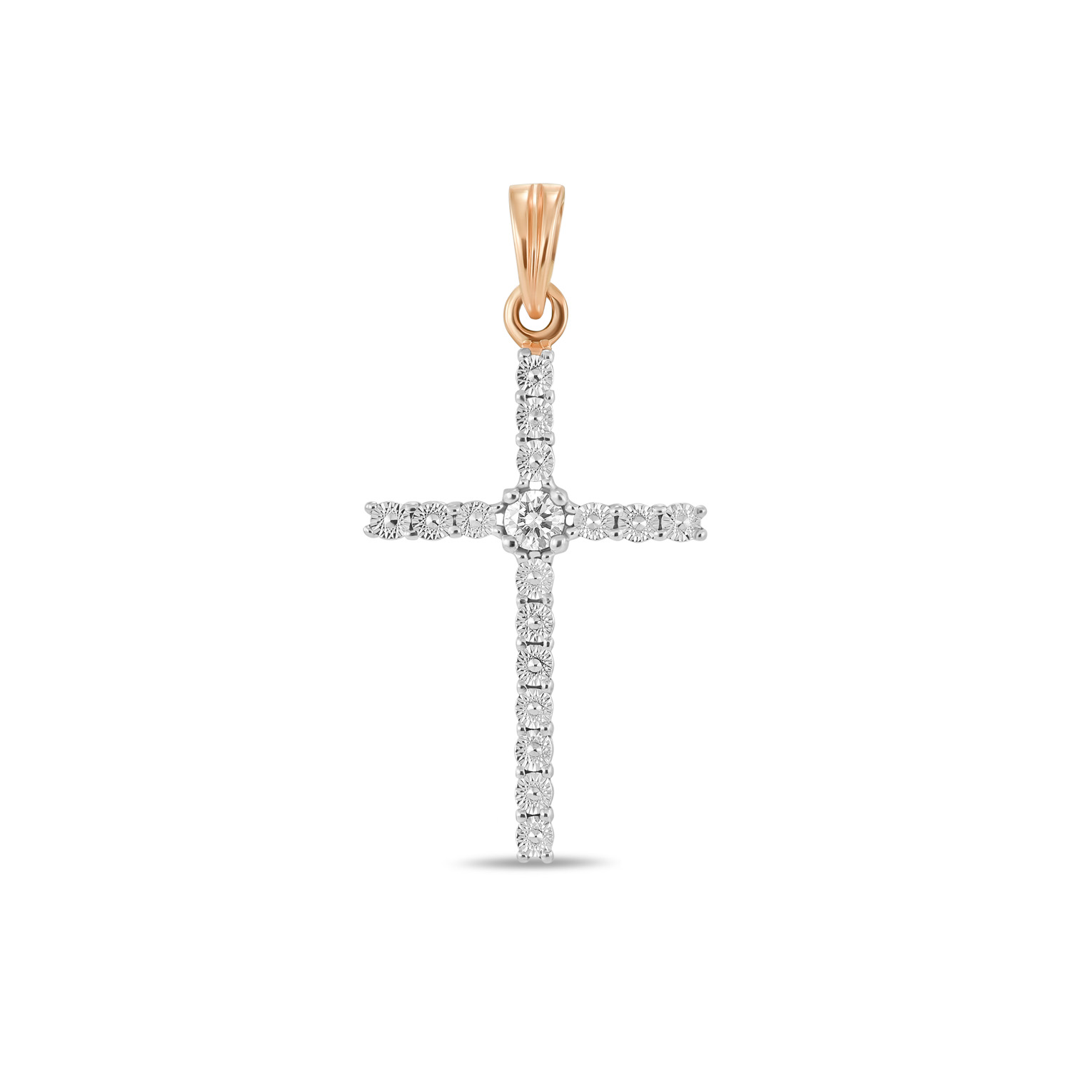 Кресты МЮЗ Крест с бриллиантом кресты мюз крест с бриллиантом и изумрудами