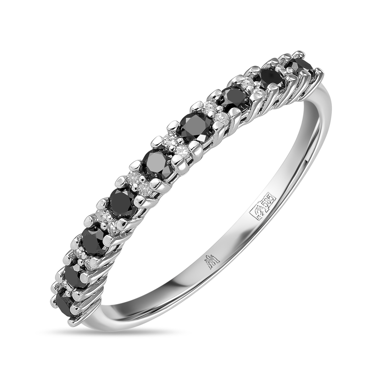 Кольца МЮЗ Кольцо с бриллиантами и облагороженными бриллиантами кольца мюз кольцо с облагороженными бриллиантами и бриллиантом