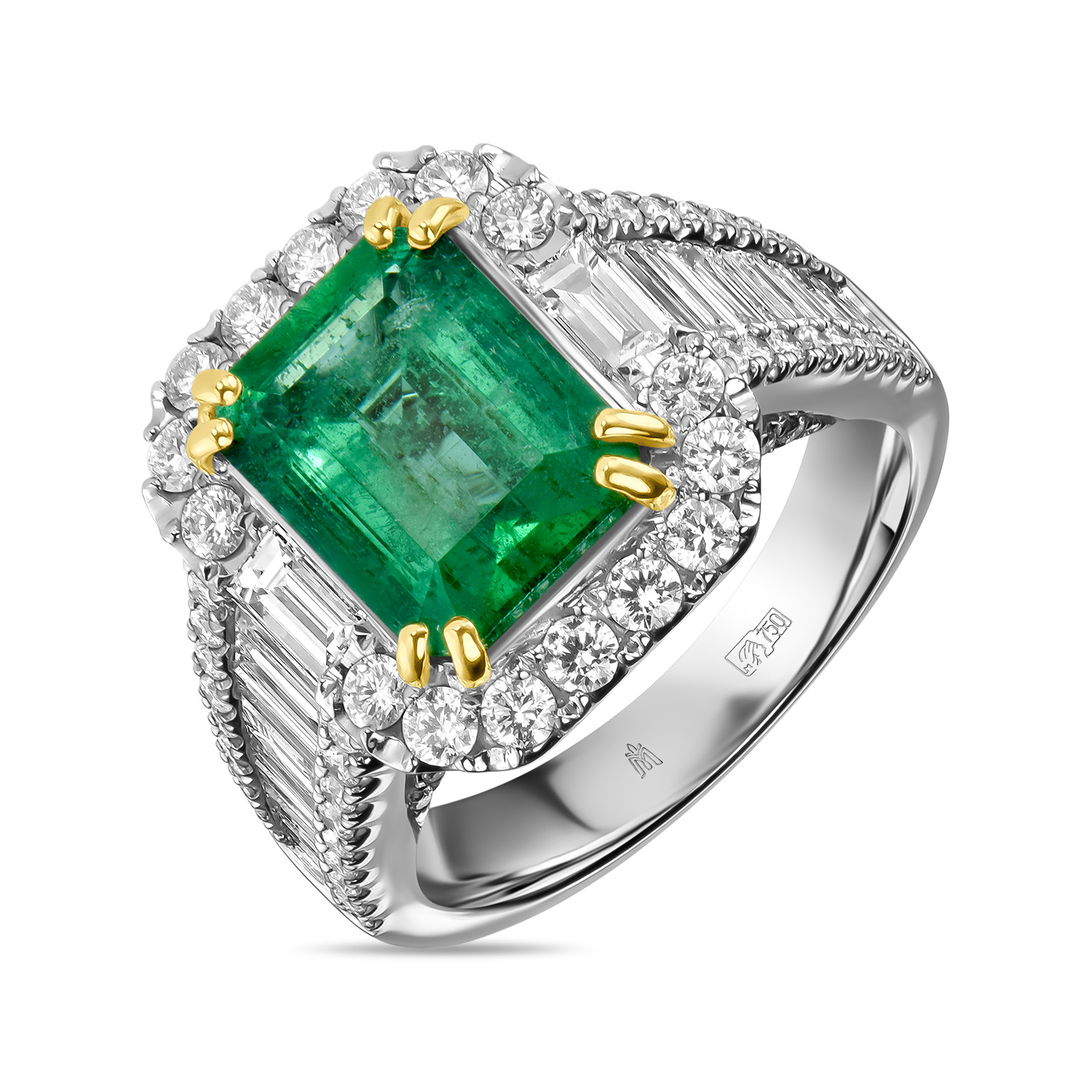 Royal Emerald кольцо с изумрудом
