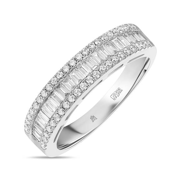 Кольцо с бриллиантами, золото 585 по цене от 179 925 руб - купить кольцо R01-ICE-35823 с доставкой в интернет-магазине МЮЗ