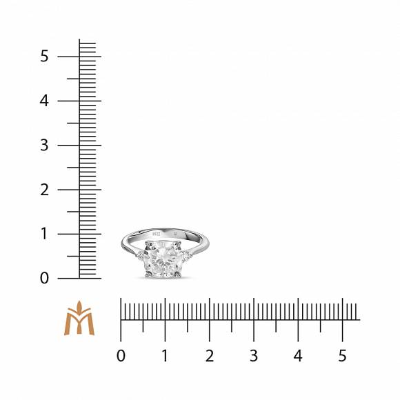 Кольцо с выращенным бриллиантом R01-MLN0097CUS - Фото 2