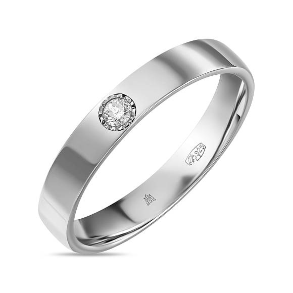 Кольцо с выращенным бриллиантом R01-SCV-34247 - Фото 1