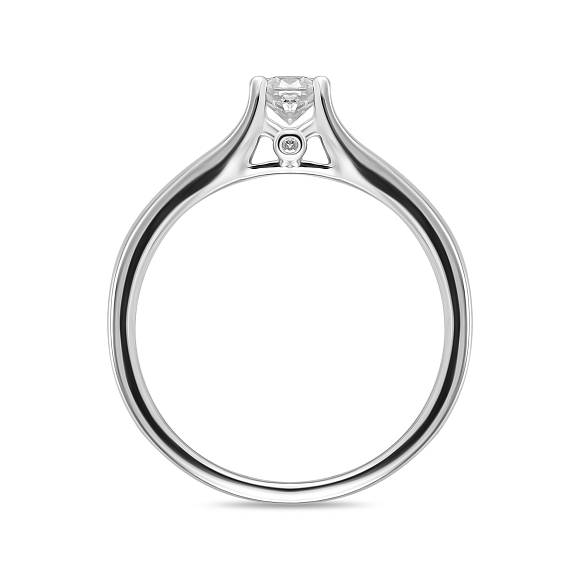 Кольцо с бриллиантами R01-SL06-025-G2 - Фото 4
