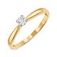 Золотое кольцо с бриллиантами (0,09 карат) R01-SOL35-010-G2 - Фото 3