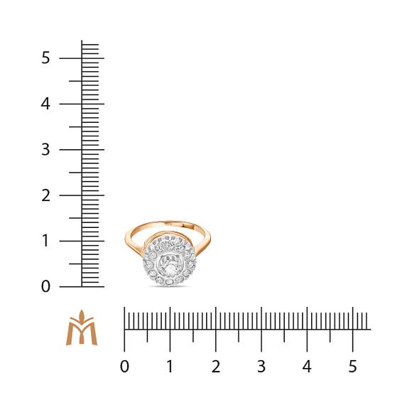 Кольцо с бриллиантами R01-17127 - Фото 4