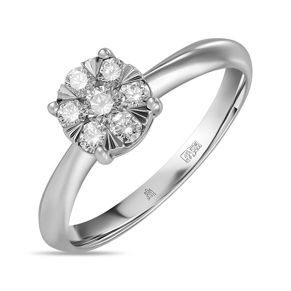 Кольцо с бриллиантами R01-1851361AD - Фото 1