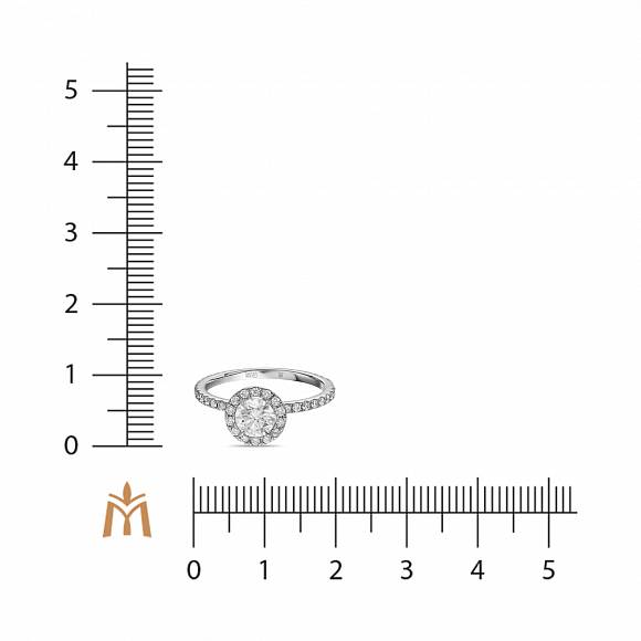 Кольцо с выращенным бриллиантом R01-MLN0127-060 - Фото 4