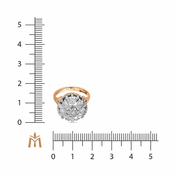 Кольцо с бриллиантами R01-35406-66 - Фото 2