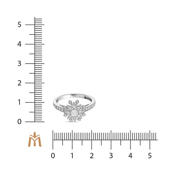 Кольцо с бриллиантами R01-34655 - Фото 2