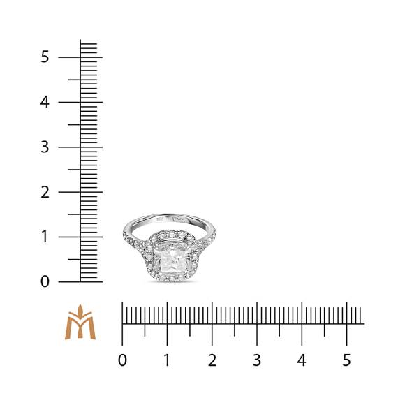 Кольцо с бриллиантами R01-RL261-W-250 - Фото 2