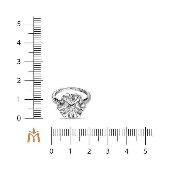 Кольцо с бриллиантами R01-34267 - Фото 4
