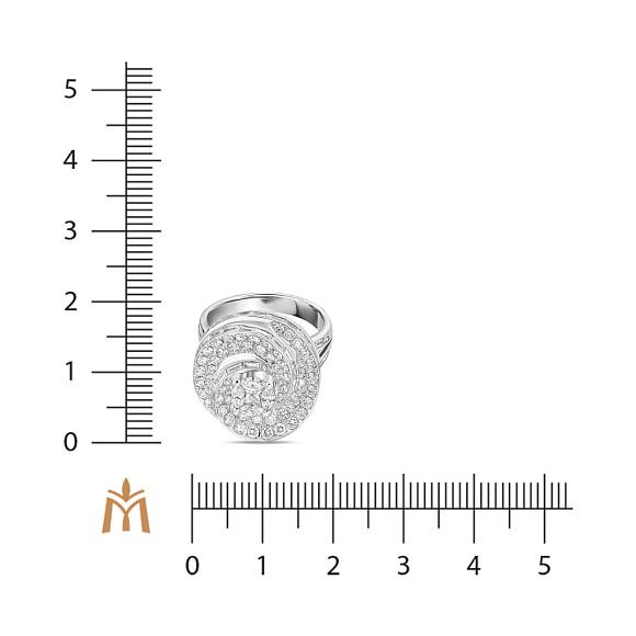 Кольцо с бриллиантами R4211-RG4450WDI1 - Фото 2