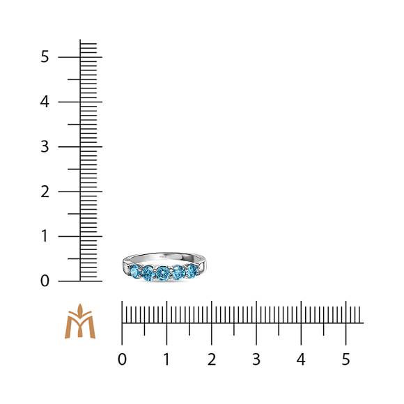 Кольцо с выращенным бриллиантом R01-MLN35744DBL - Фото 2