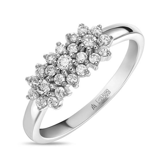 Кольцо с бриллиантами R01-0215 - Фото 1