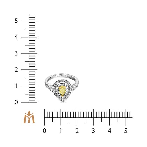 Кольцо с бриллиантами R01-RL346-WY-050 - Фото 2