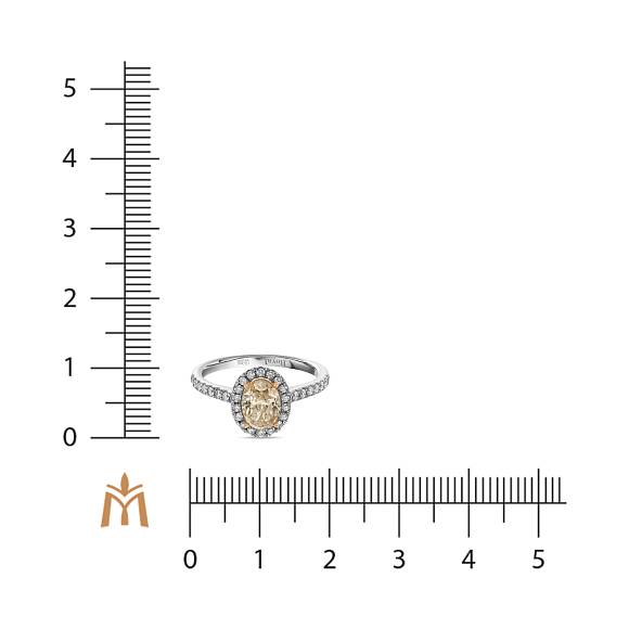 Кольцо с бриллиантами R01-RL240-WR-100 - Фото 2