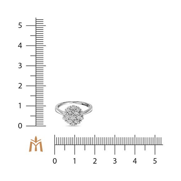 Кольцо с бриллиантами R01-L-PL-35042 - Фото 2