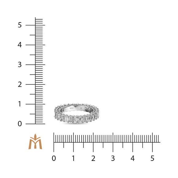 Кольцо с выращенным бриллиантом R01-MLN0475 - Фото 2