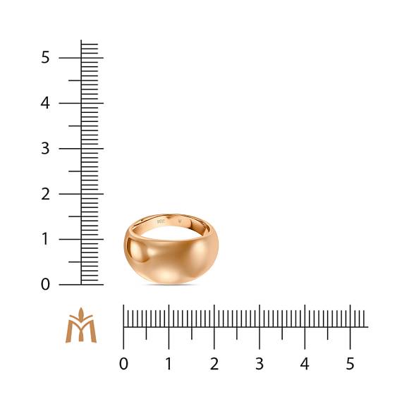 Кольцо из золота 585 пробы R01-VIT-60374 - Фото 4