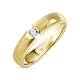 Обручальное золотое кольцо с бриллиантом R01-WED-00038 - Фото 3