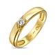 Обручальное кольцо из золота с бриллиантом R01-WED-00053 - Фото 3