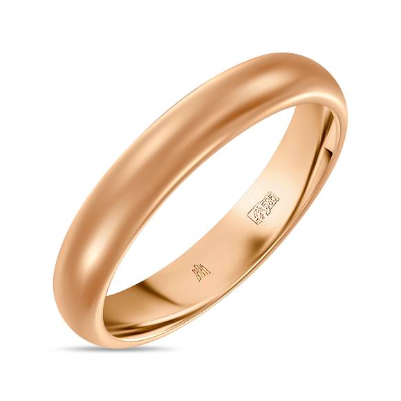 Обручальное кольцо из золота классика R01-WED-00091 - Фото 1