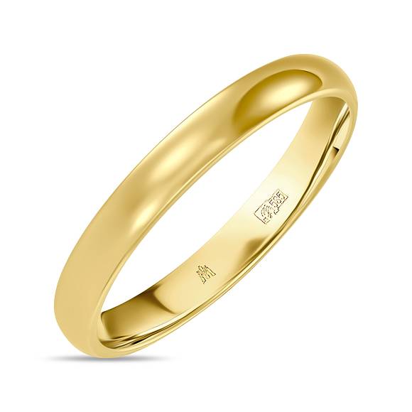 Обручальное кольцо из золота классика R01-WED-00091 - Фото 3