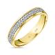 Обручальное кольцо из золота с 50 бриллиантами R01-WED-00135 - Фото 3