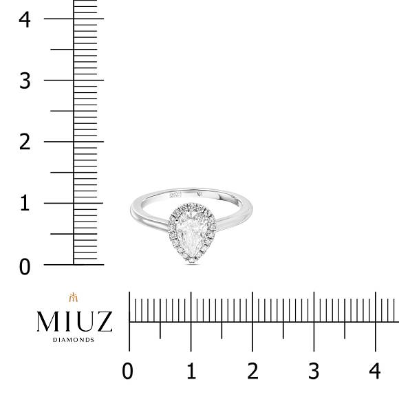Кольцо с бриллиантами R2022-SA2012R - Фото 3