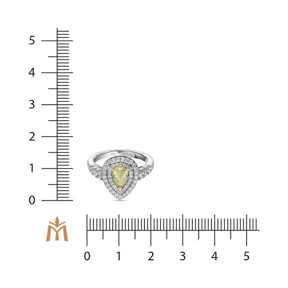 Кольцо с бриллиантами R01-RL408-WY-070 - Фото 2