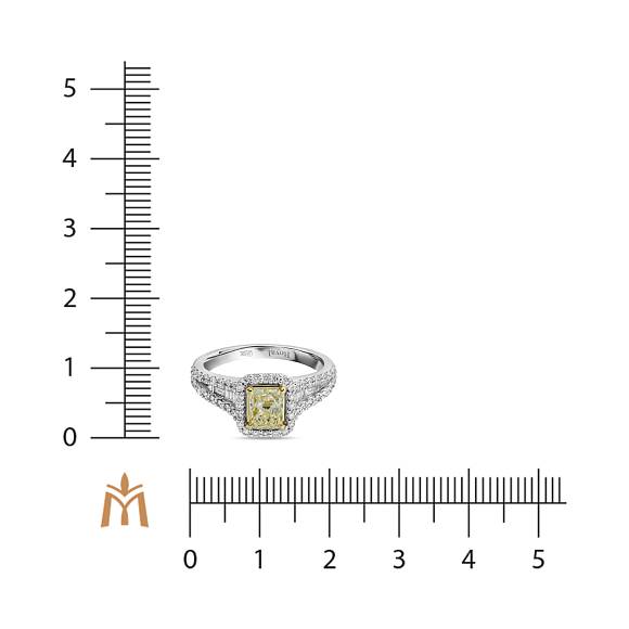 Кольцо с бриллиантами R01-RL432-WY-070 - Фото 2