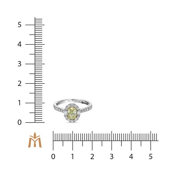 Кольцо с бриллиантами R01-RL433-WY-060 - Фото 2