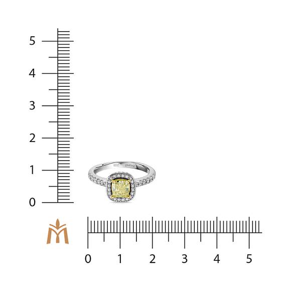 Кольцо с бриллиантами R01-RL417-WY-090 - Фото 4