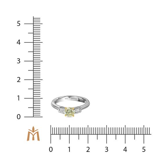 Кольцо с бриллиантами R01-RL455-WY-050 - Фото 2