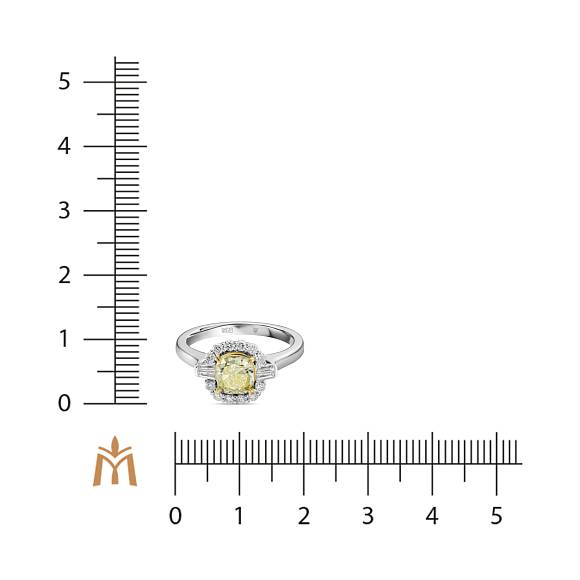 Кольцо с бриллиантами R01-RL429-WY-100 - Фото 2