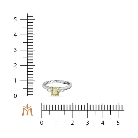 Кольцо с бриллиантами R01-RL454-WY-100 - Фото 2