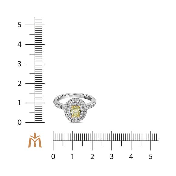 Кольцо с бриллиантами R01-RL458-WY-060 - Фото 2