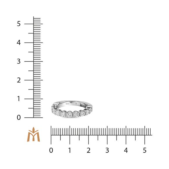 Кольцо с выращенным бриллиантом R127-MLN-0066 - Фото 2