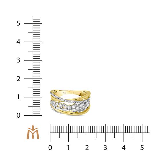 Кольцо с выращенным бриллиантом R178-MLN-0082 - Фото 2