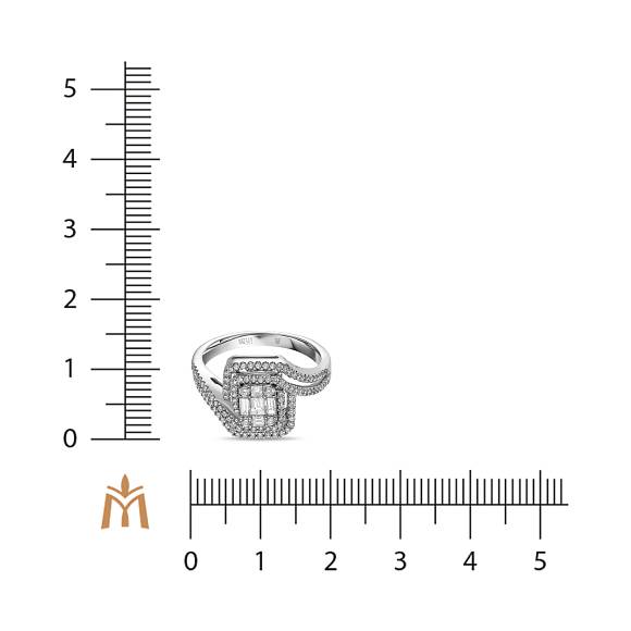 Кольцо с бриллиантами R4211-RG2859WDI1 - Фото 2