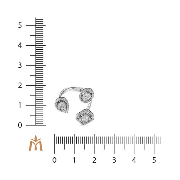 Кольцо с бриллиантами R4211-RG3752WDI1 - Фото 2