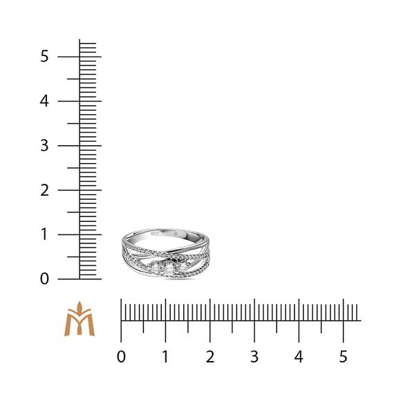 Кольцо с выращенным бриллиантом R129-MLN-0028 - Фото 2