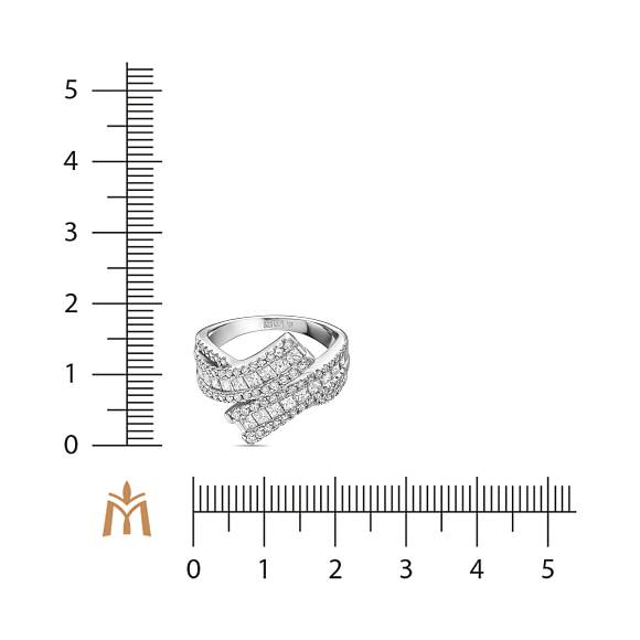 Кольцо с выращенным бриллиантом R08-MLN-0187 - Фото 2